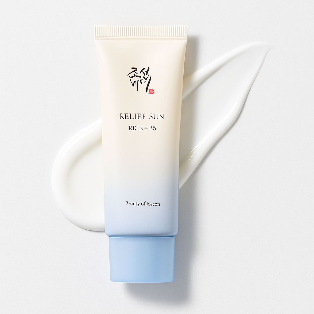 Glow Protected with Beauty of Joseon Relief Sun 🌞
Shield your skin from the UAE’s intense sun with SPF50+ PA++++ protection while hydrating and soothing with Rice + B5. This lightweight sunscreen leaves no white cast and delivers a fresh, dewy glow!