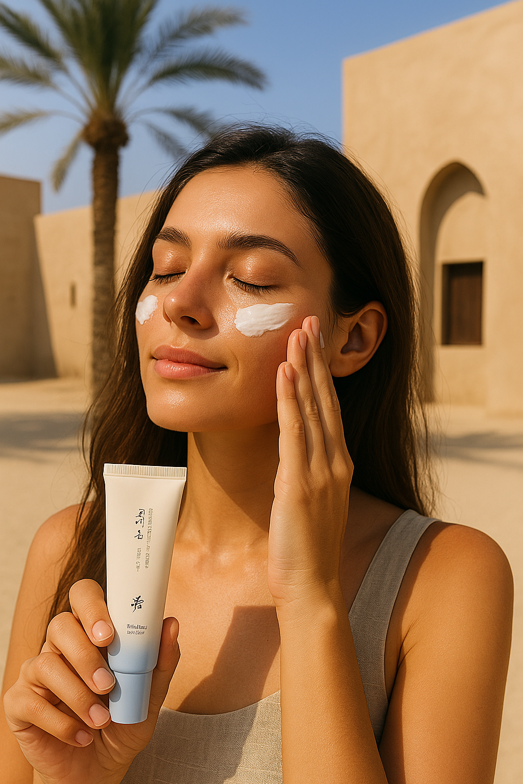 Glow Protected with Beauty of Joseon Relief Sun 🌞
Shield your skin from the UAE’s intense sun with SPF50+ PA++++ protection while hydrating and soothing with Rice + B5. This lightweight sunscreen leaves no white cast and delivers a fresh, dewy glow!